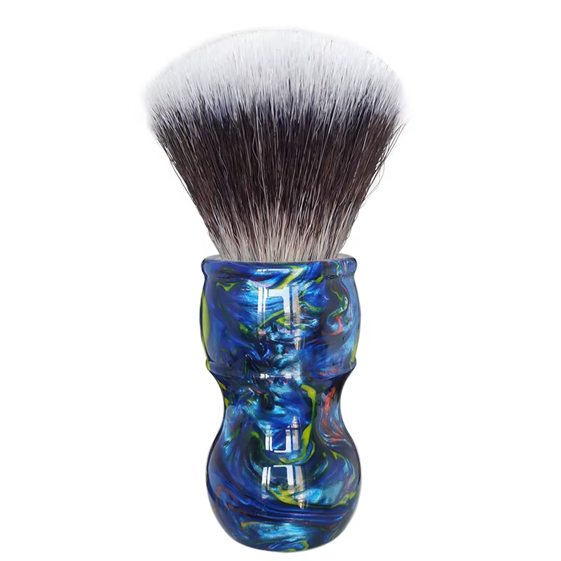 Dscosmetic Blue Galla.com G7-Brosse de rasage à cheveux synthétiques, douce et bonne colonne vertébr