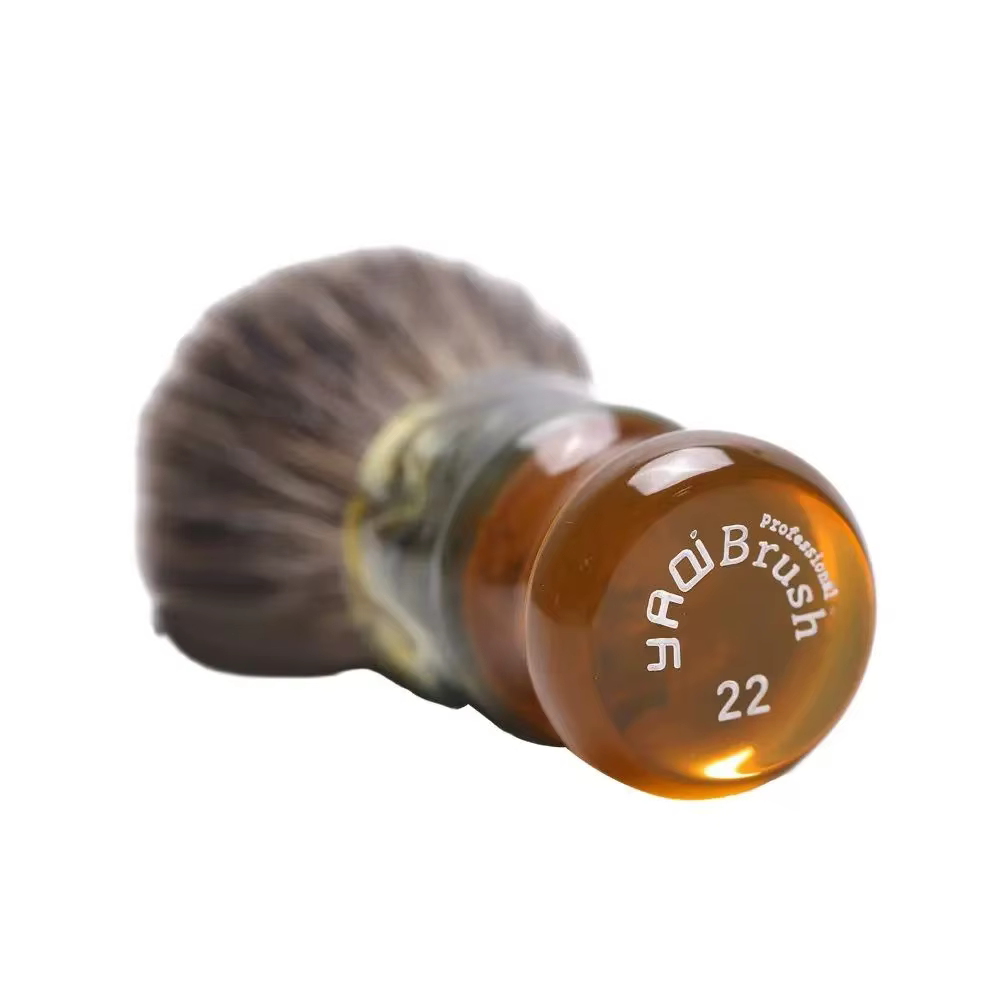YAQI 22MM Sagrada Familia 100% pur blaireau cheveux résine poignée hommes humide rasage brosses