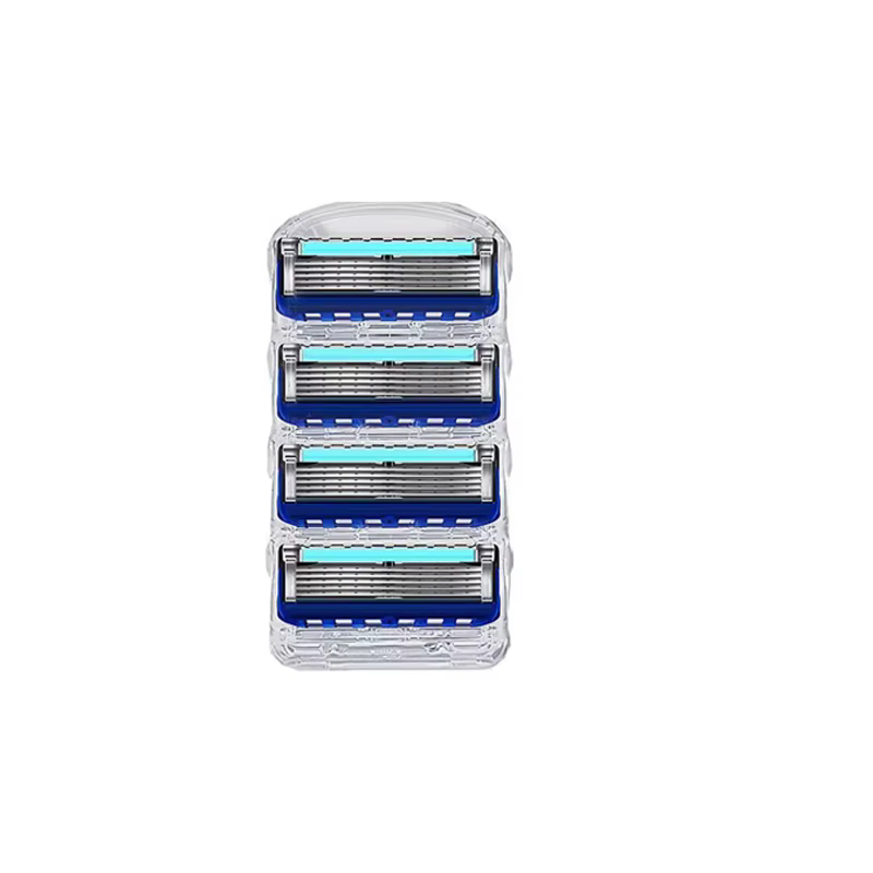 Lames de rasoir de qualité supérieure de couleur orange, 5 couches, en acier inoxydable allemand, po