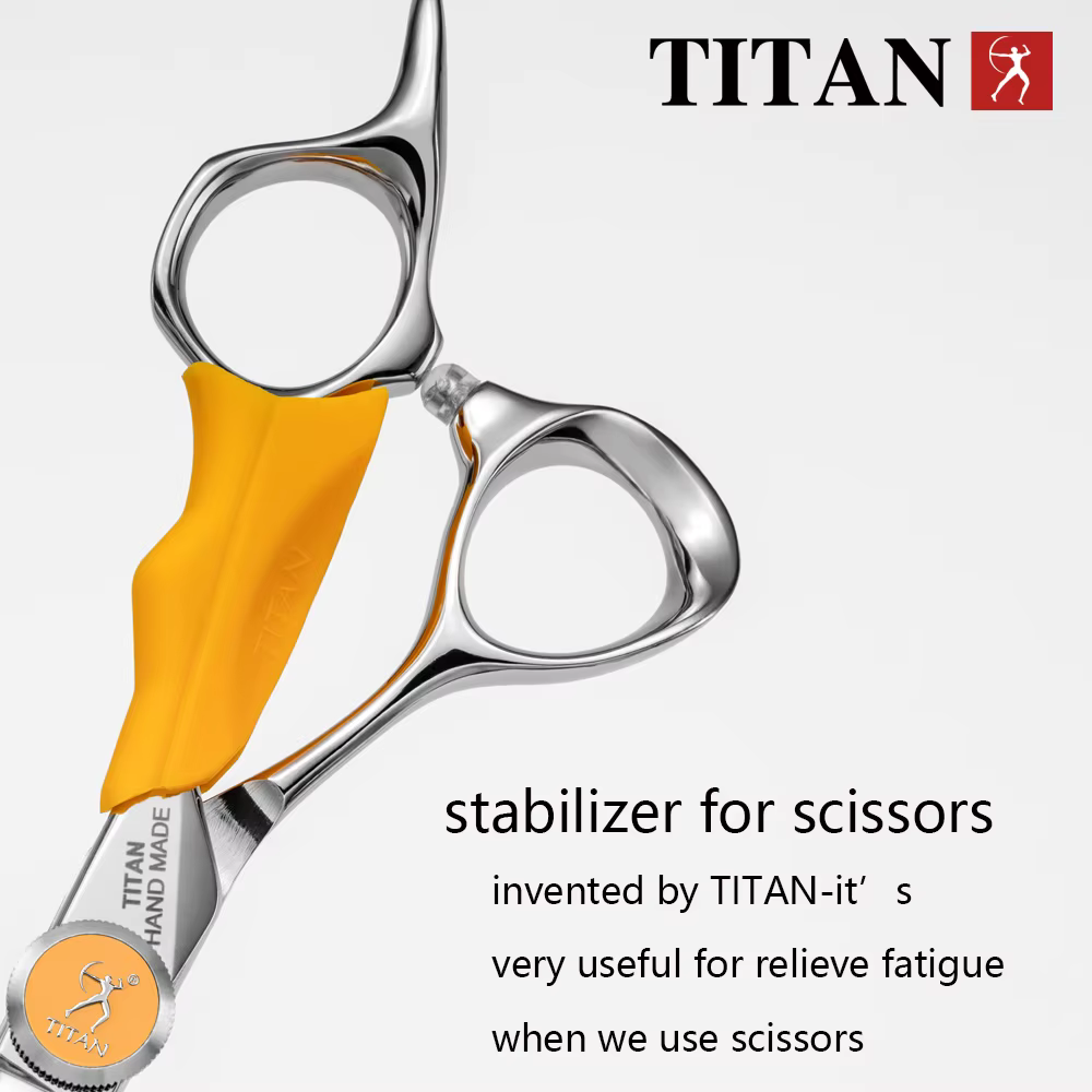 TITAN ciseaux de coiffeur professionnels ciseaux de coiffeur coupe de cheveux ensemble d'amincisseme