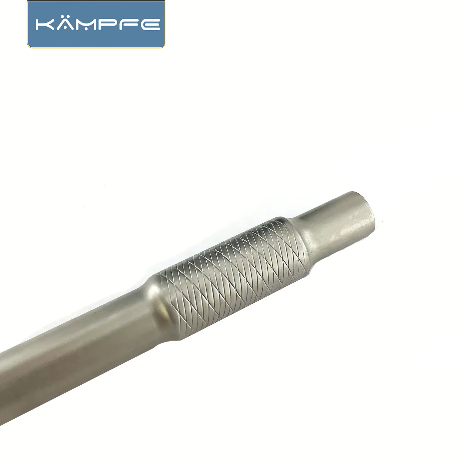 Rasoir de sécurité manuel vintage KAMPFE, à peigne fermé, en acier inoxydable, usiné CNC, pour homme