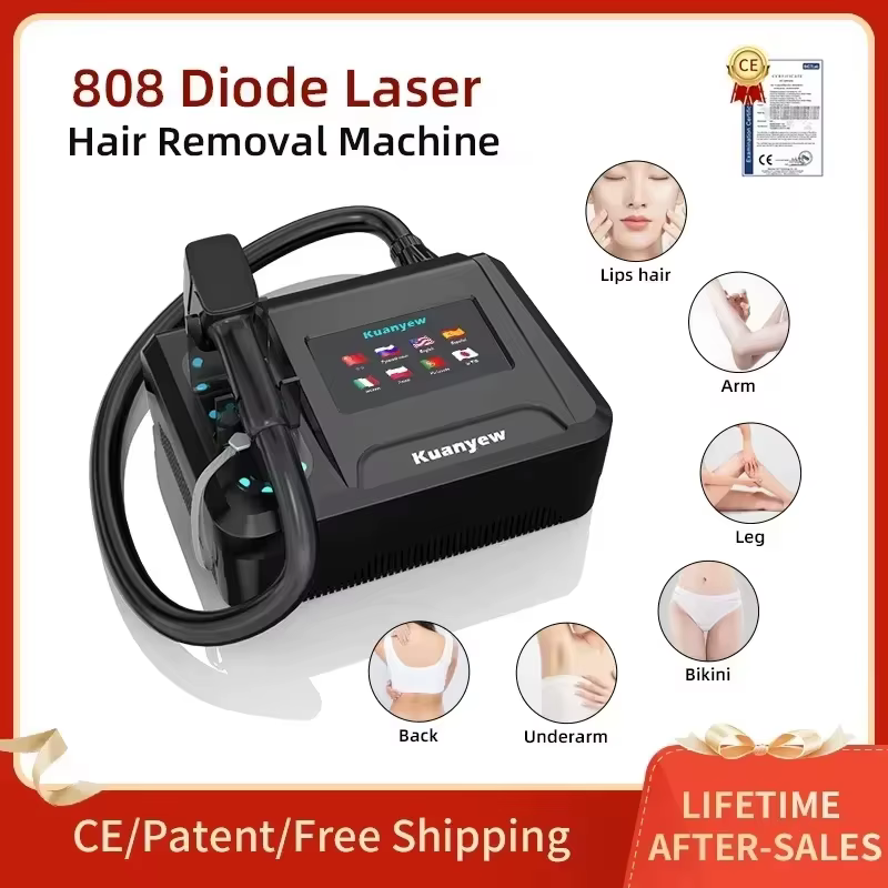 Épilateur à diode laser 808NM, haute efficacité, 2000W, point de congélation permanent, rajeunisseme