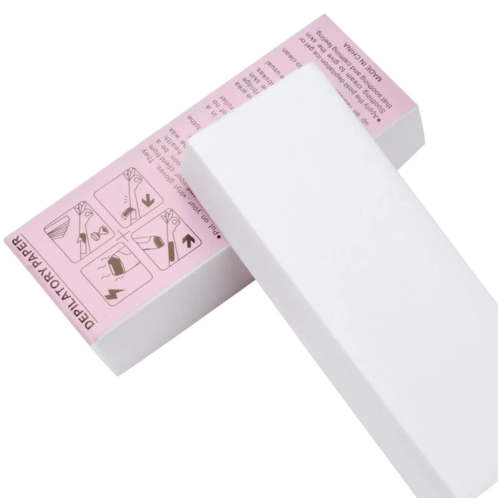100 pièces jetable beauté épilation cire papier épaissi Non-tissé épilation approvisionnement de bea