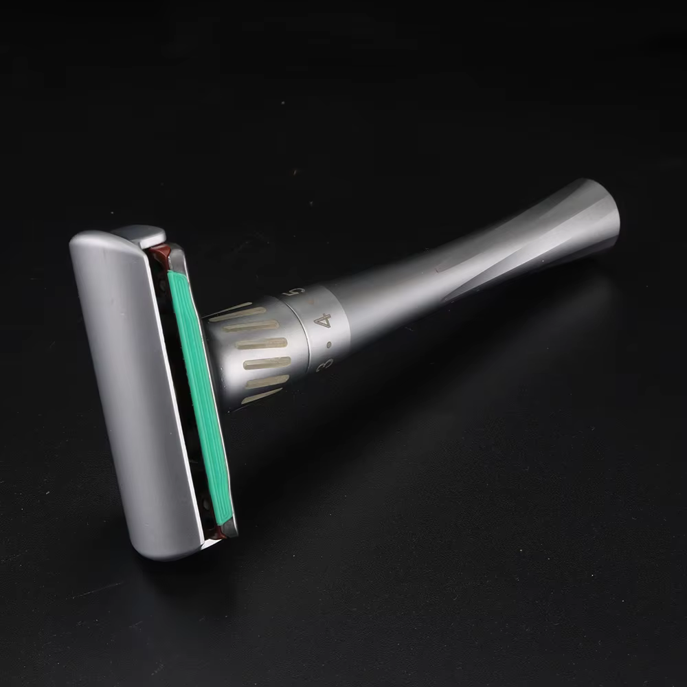 XUANFENG-Rasoir à lame double face en alliage de zinc pour homme, couteau à main traditionnel, boîte
