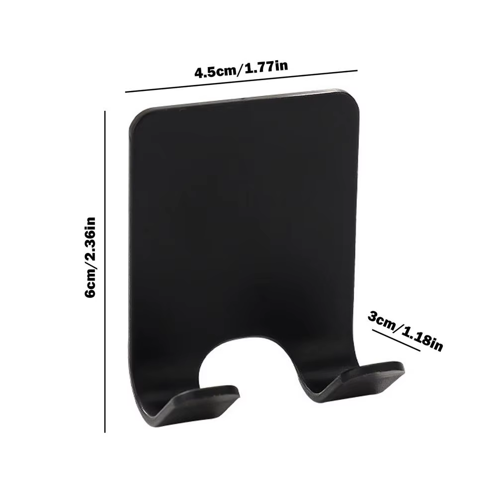 Support de rasoir adhésif mural salle de bain pour douche crochet support de rasoir support de croch