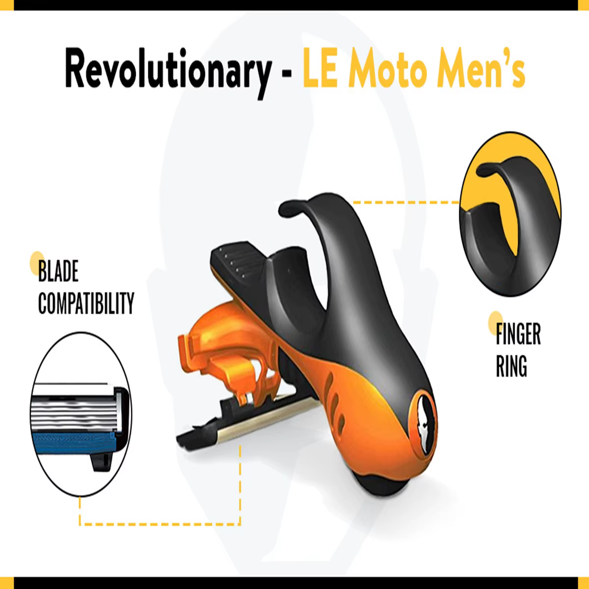 Rasoir tête et crâne pour hommes – Double suspension active révolutionnaire