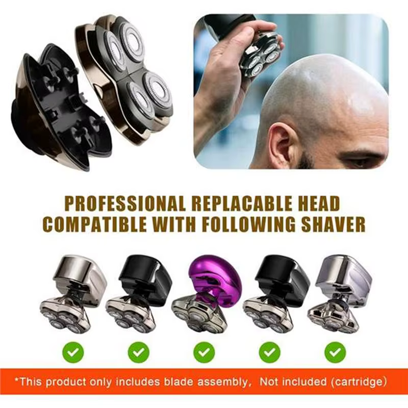 Paquet de 2 têtes de rechange pour rasoir Pro 4, pour Skulls Pitbulls Gold PRO, Silver PRO, Platinum