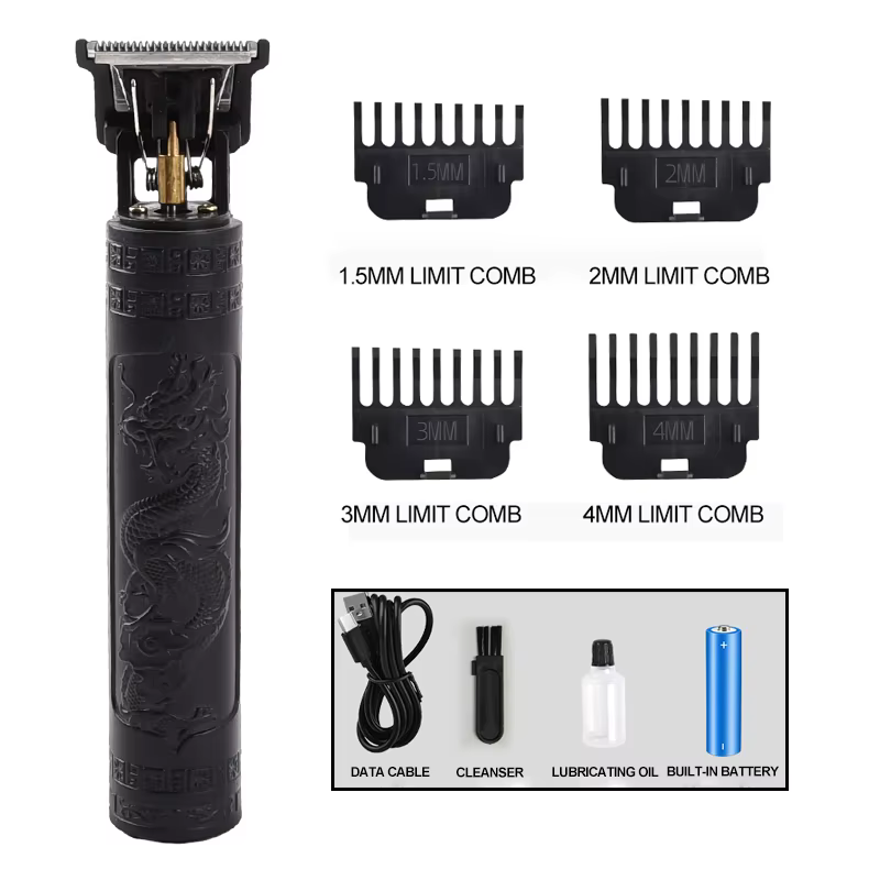 Rasoir de coupe de cheveux pour hommes tondeuse Rechargeable rasoir adulte électrique Vintage tondeu