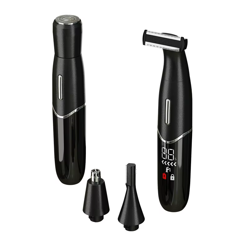 Rasoir 4 en 1 pour femmes, ligne de Bikini humide/sec, boules sensibles, poils pubiens, tondeuse pou