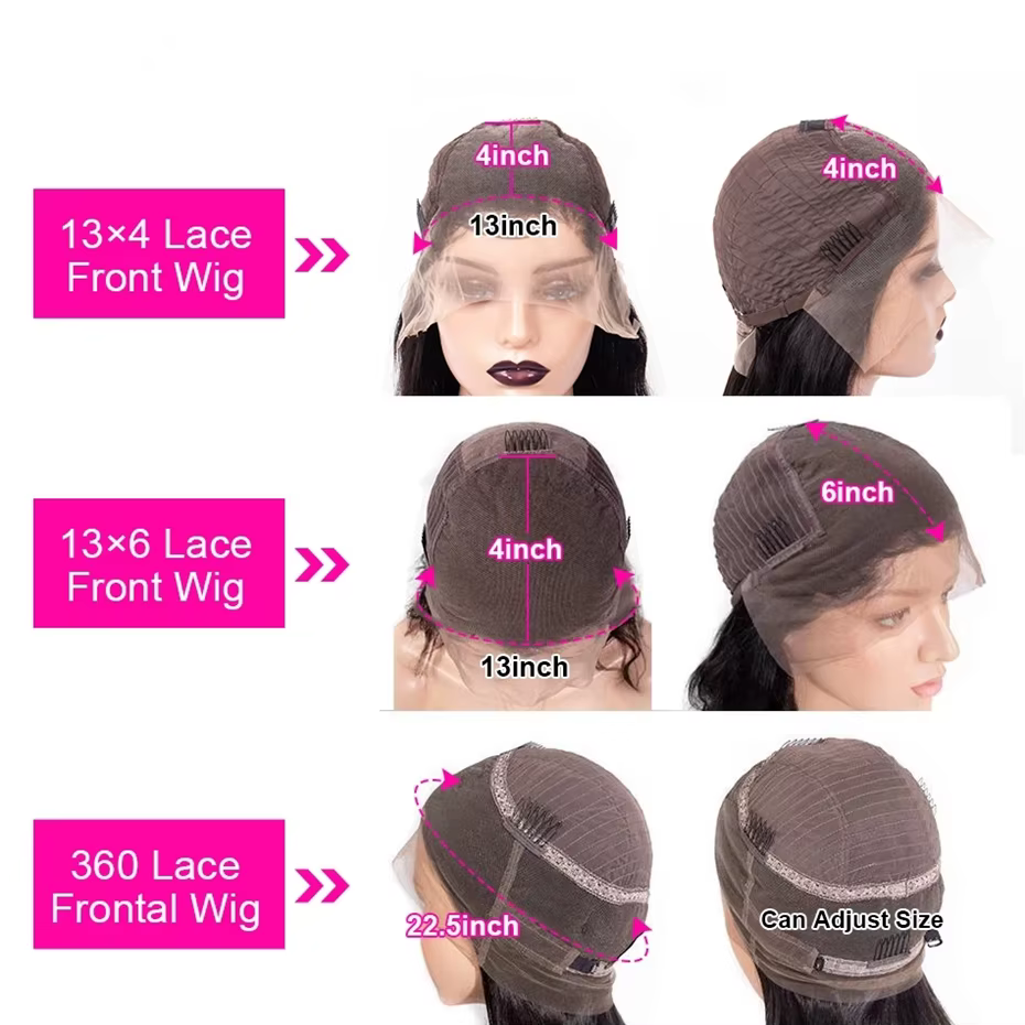 Perruque Lace Front Wig Body Wave brésilienne Remy, cheveux naturels, bling hair, 13x4, 13x6, 100% d