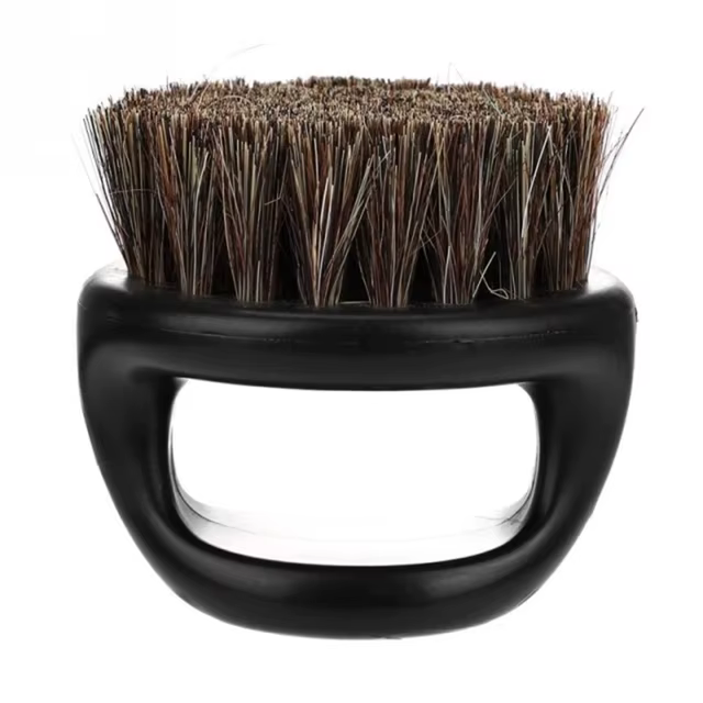 Hommes blaireau Portable barbier barbe brosses Salon visage nettoyage rasoir brosse en plastique che