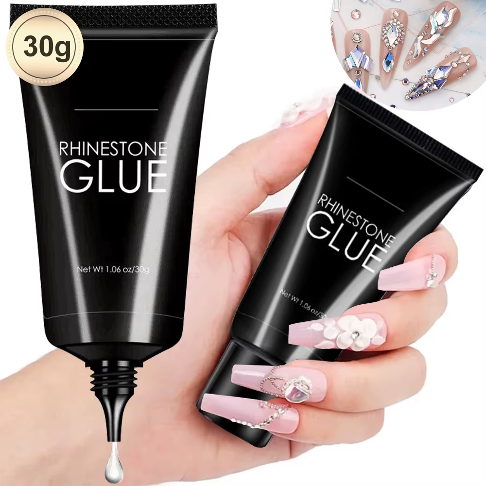 Gel Adhésif Super Bain pour Nail Gem, Strass, Bijoux, Paillettes, Diamants CitroBeads, DIY, N64., 30