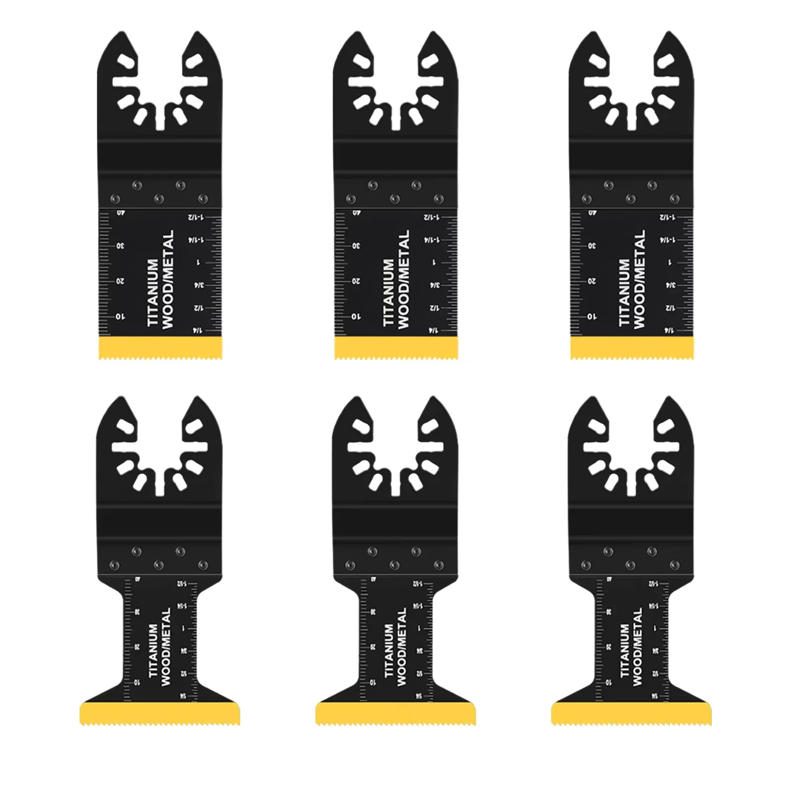 Kits de lames oscillantes en titane, coupe-métal, multi-outils, compatibles Dewalt Bosch Worx, Milwa