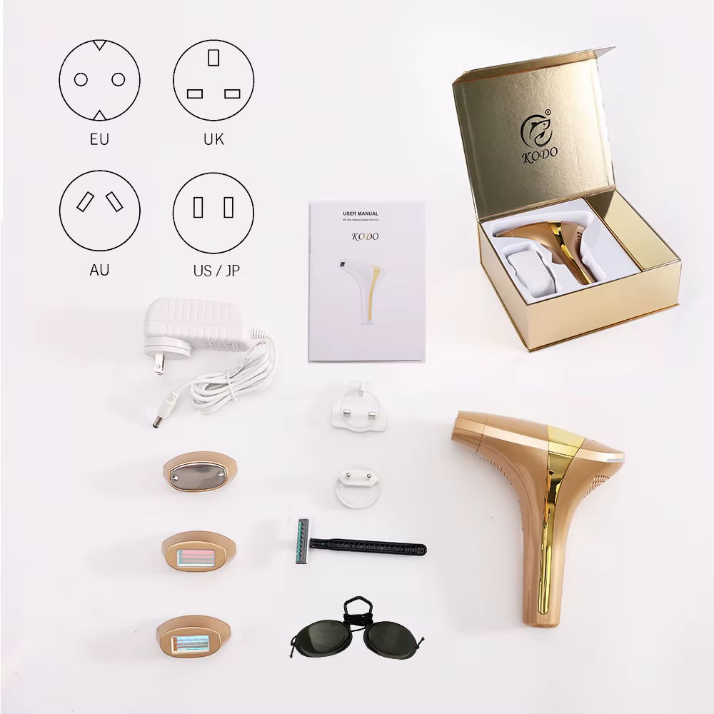 KODO 2026 Épilateur laser à glace personnalisé haut de gamme, épilateur laser permanent IPL indolore