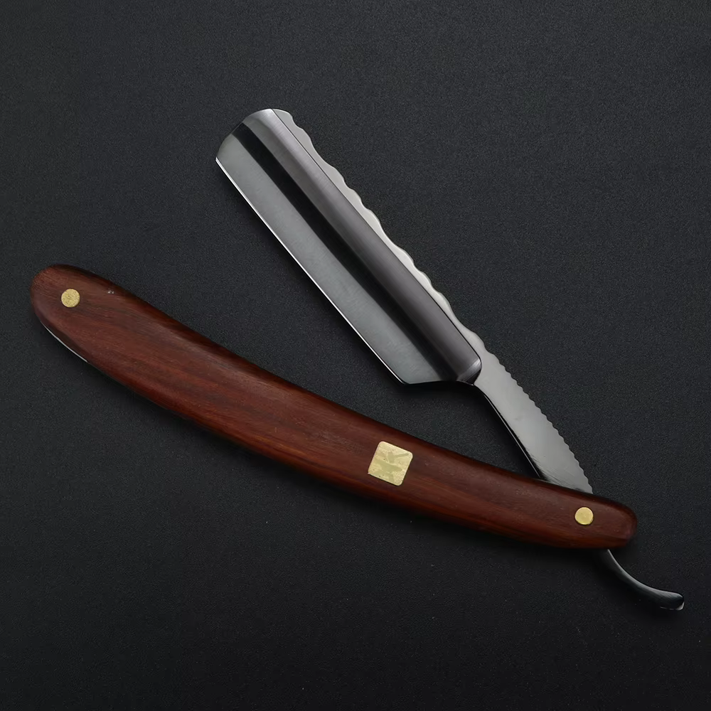 XUANFENG rasoir traditionnel à l'ancienne couteau de rasage manuel 9cr18 couteau de rasage en acier