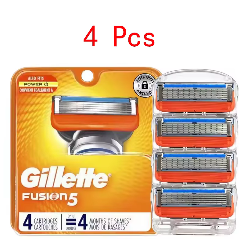 4/8/12 pièces lames de rasoir Gillette, pour lames de rasoir Gillette Fusion série 5, lames de rasoi