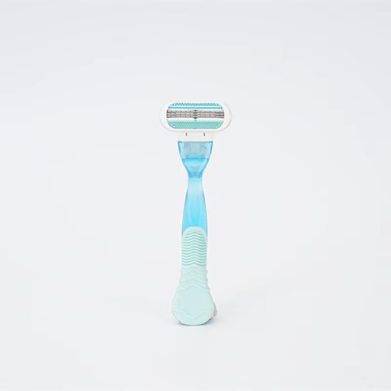 Rasoir corporel pour femme avec trois lames flottantes de précision et design résistant aux rayures,