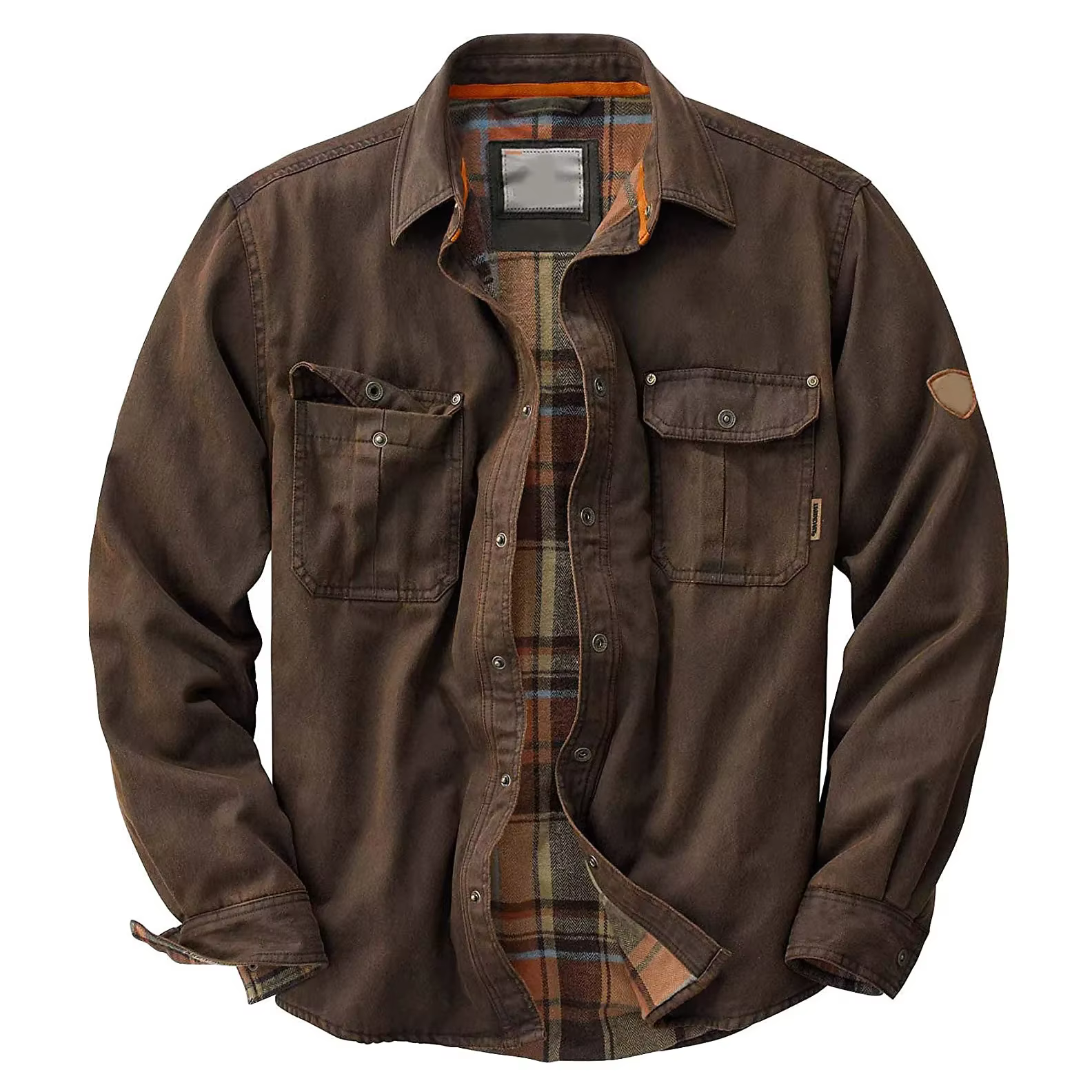 Veste Homme Style Moto 2026 Robuste à Manches Longues – Veste de Travail Rétro Automne Hiver Épaisse
