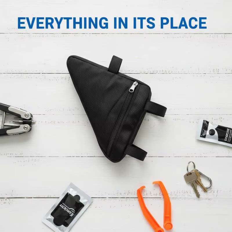 Sac de cadre de vélo triangulaire de haute qualité, 1 pièce, pour une organisation facile et un accè