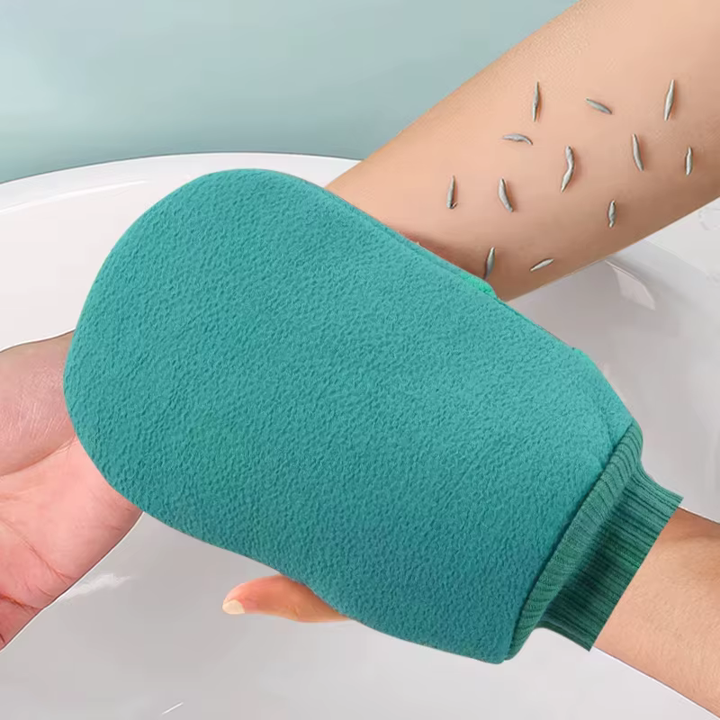 Gant exfoliant-gant exfoliant pour peau morte gants exfoliants de bain pour douche Spa Massage gomma