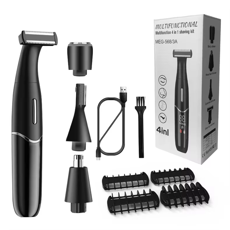 Zone intime coupe de cheveux rasoir de précision hommes ligne de Bikini boules de rasoir sensibles o