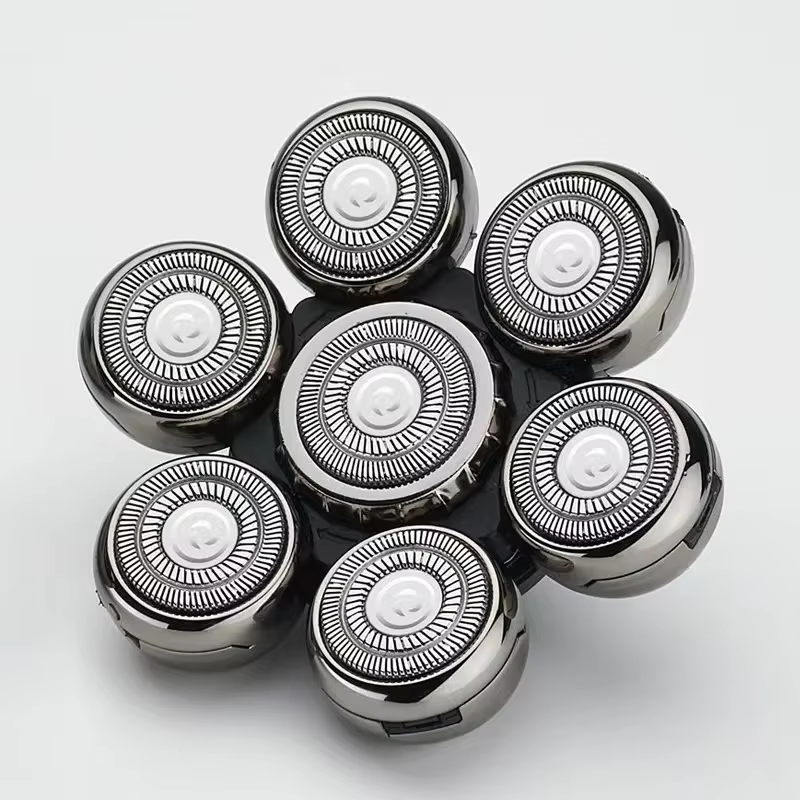 Têtes de rasage de rechange pour hommes, 7 lames, flottantes, lavables, électriques 7D, Kit de tonde