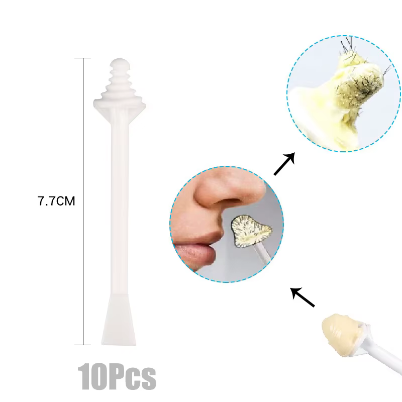 Bâtonnets de cire pour le nez, applicateurs de cire pour le nez indolore, outils d'épilation, Kit de