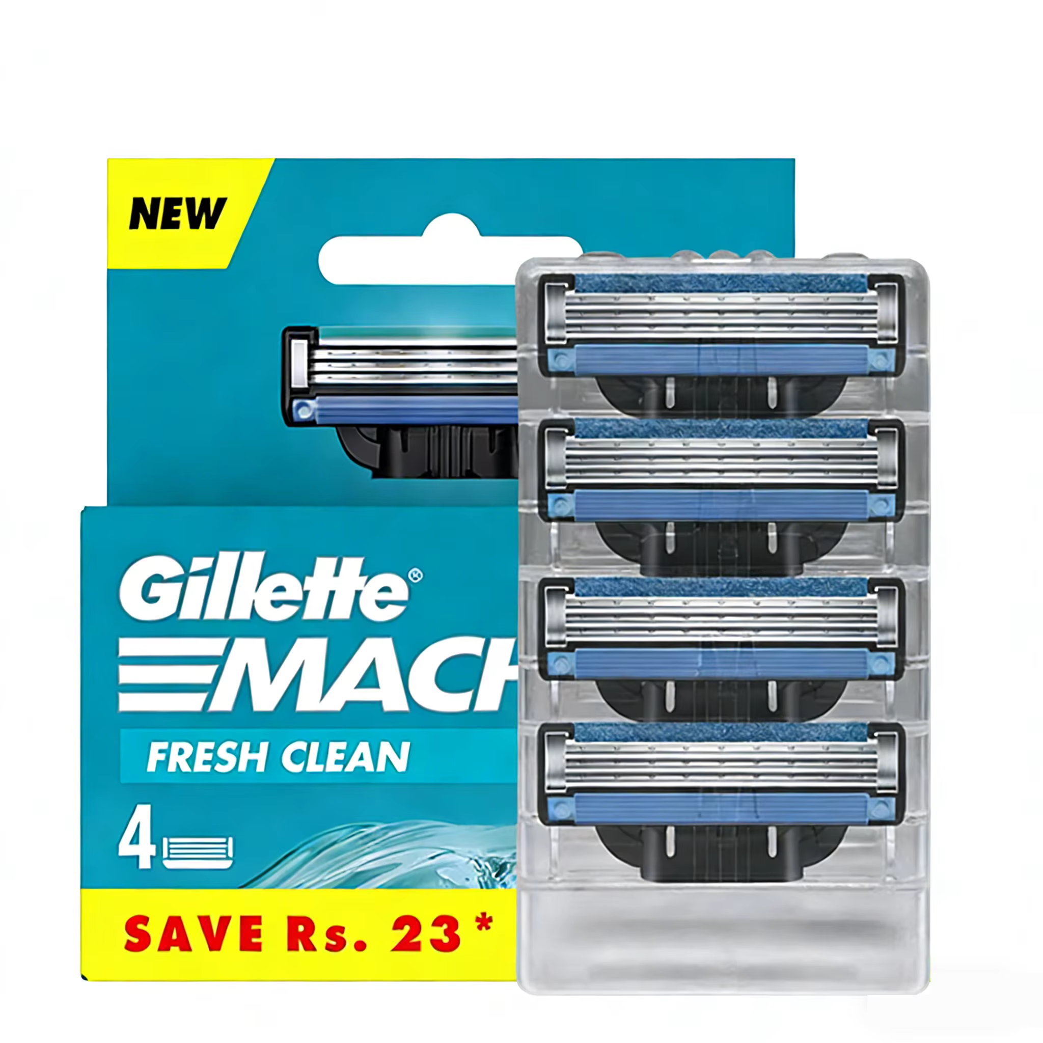 Lames de rasoir Gillette Mach3, recharges de rasoir Gillette Mach3 pour hommes, 4/8 lames de rasoir