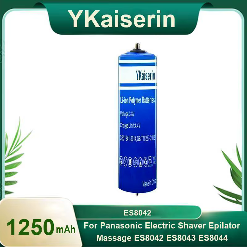 Rasoir électrique/épilateur/batterie de massage 1250Mah pour épilateur Panasonic Massage ES8042 ES80