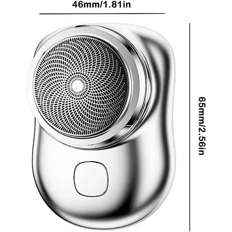 Rasoir de voyage portable avec chargement USB, affichage de puissance LED, mini rasoir électrique ét