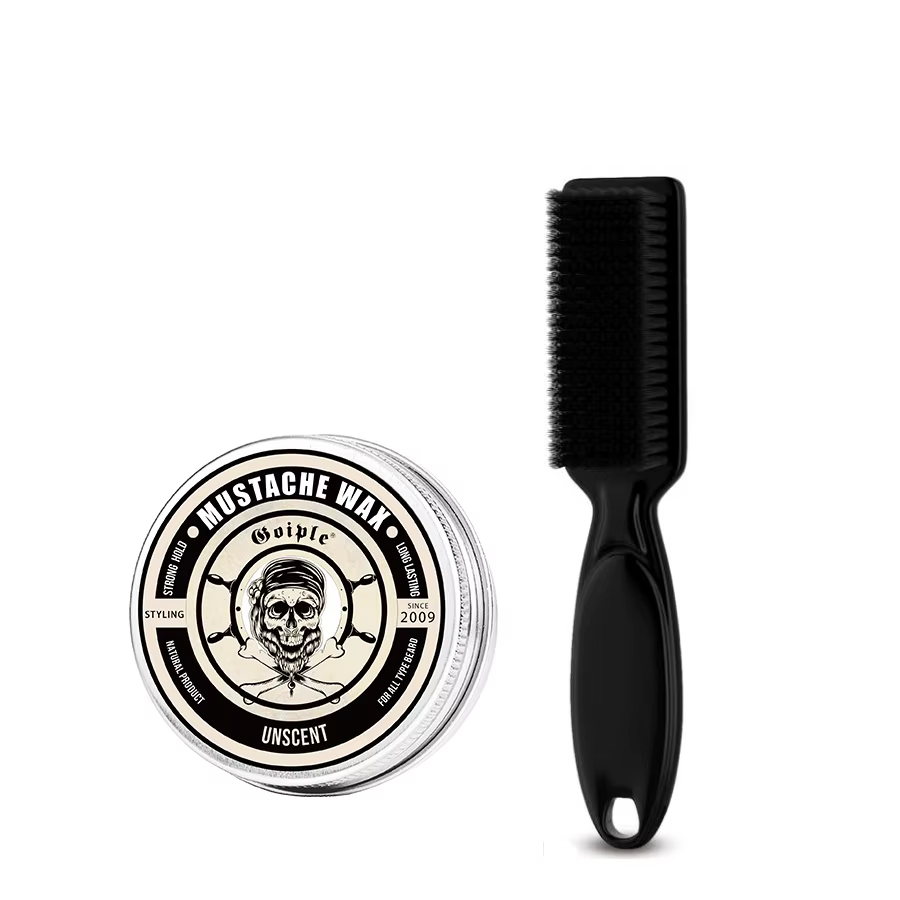 Baume à barbe non parfumé pour hommes, beurre de soin hydratant pour barbe, cire coiffante pour le v