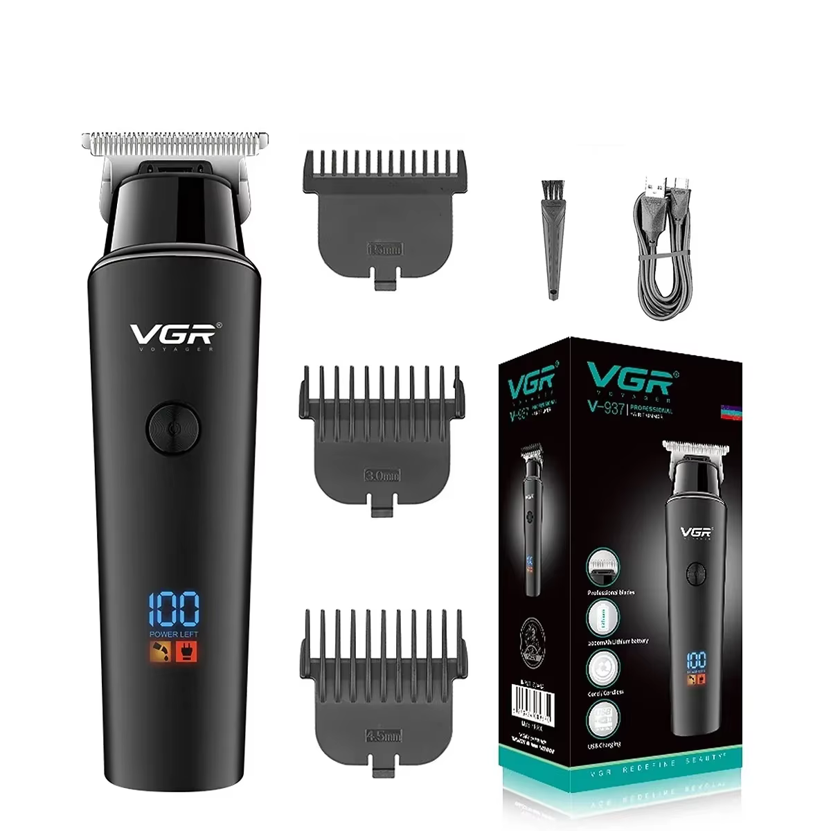 VgazHair Machine De Coupe Électrique Tondeuse À Cheveux Professionnel Barbe Tondeuse À Cheveux Visag