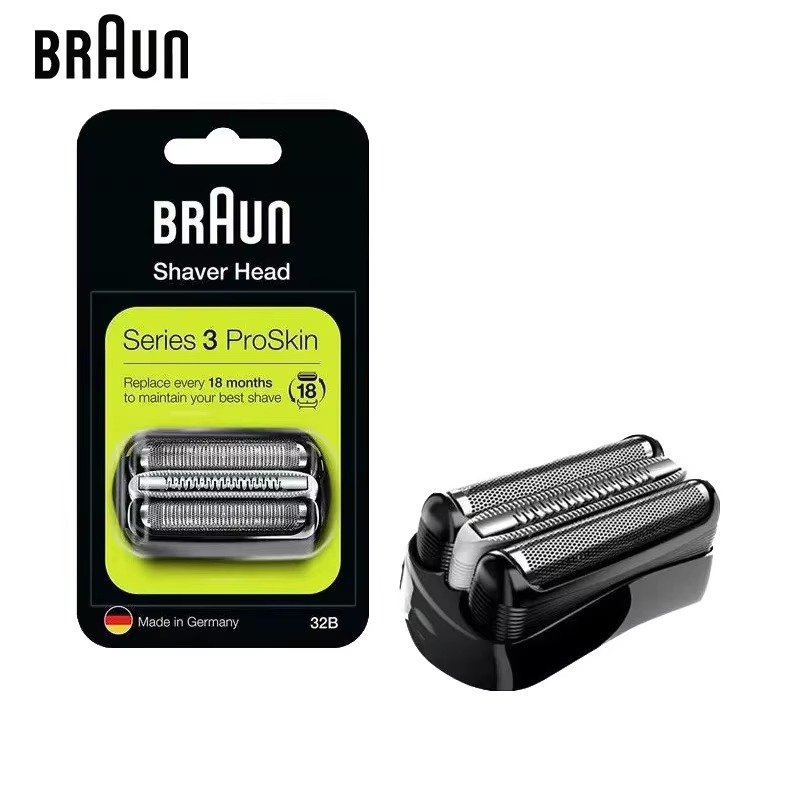 Tête de rasoir Braun 32B, pièce de rechange pour rasoir électrique Braun série 3 3000s 3010s 3040s 3