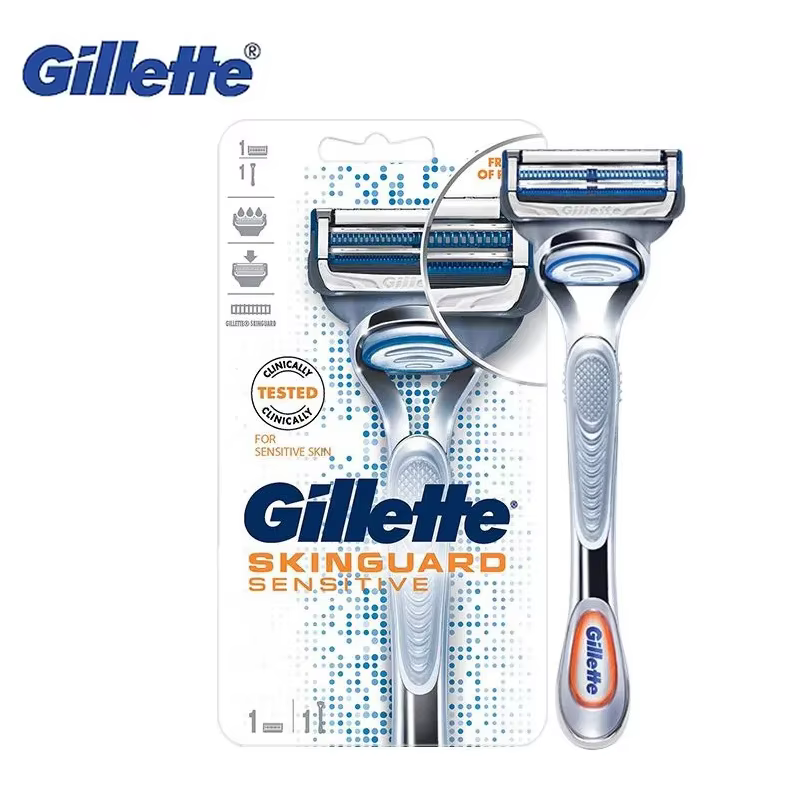 Rasoir Gillette SkinGuard, rasoir pour homme, lames confortables à deux couches, plus adaptées aux p
