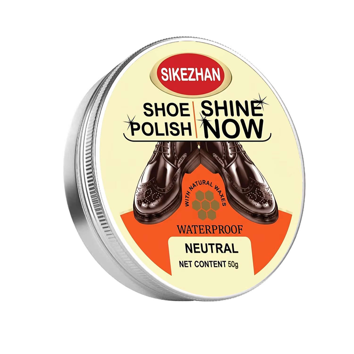Crème pour cuir à la cire d'abeille de qualité supérieure SIKEZHAN : Conditionneur universel pour bo