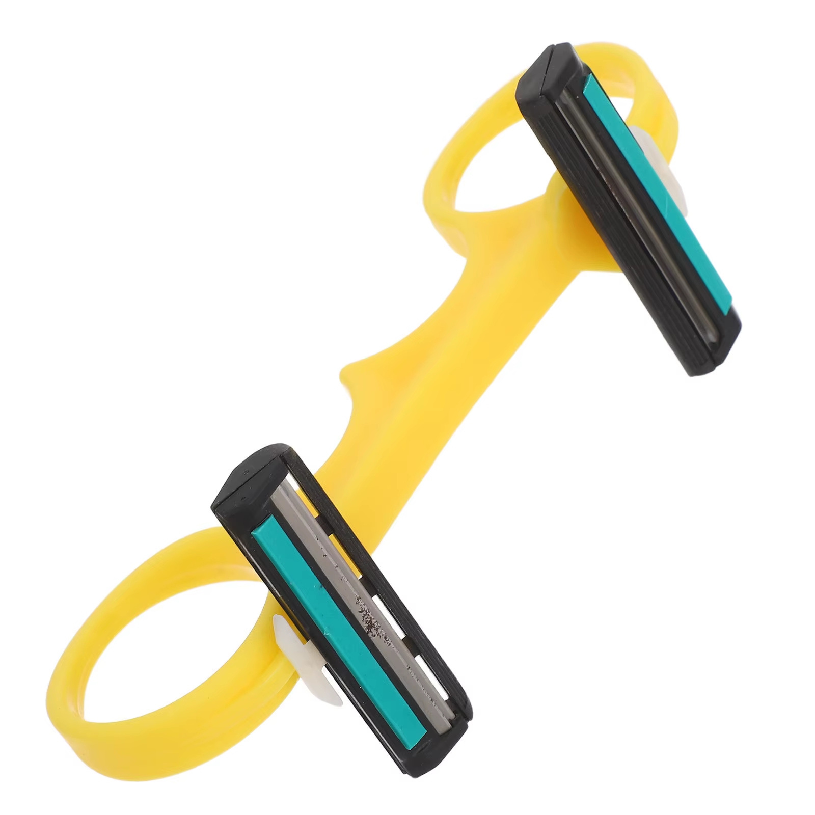 1 Rasoir double tête pour crâne chauve, compact et de voyage, efficace pour le rasage du crâne, adap