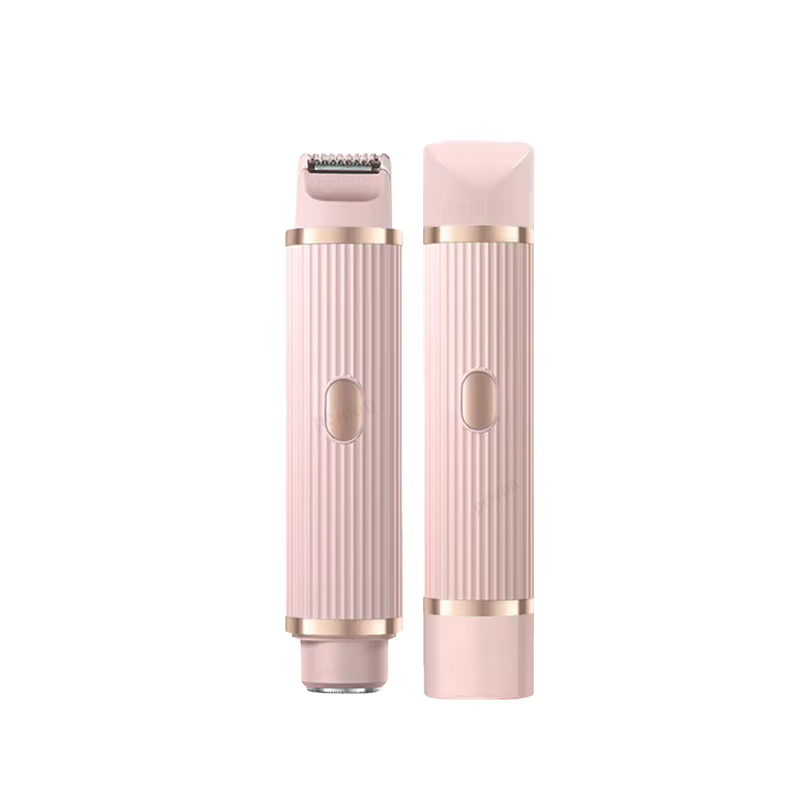 Rasoir électrique pour femmes 2 en 1, rasoir double tête pour le rasage, tondeuse Bikini, épilation