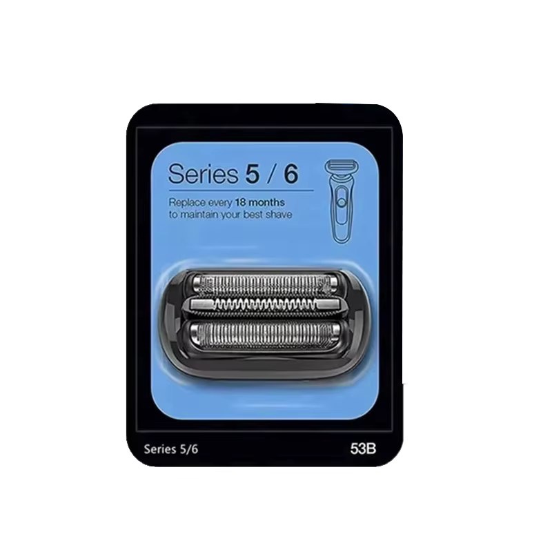 Tête de rechange 53B compatible avec le rasoir électrique Braun Series 5/6 5018s, 5020s, 5031s, 5050