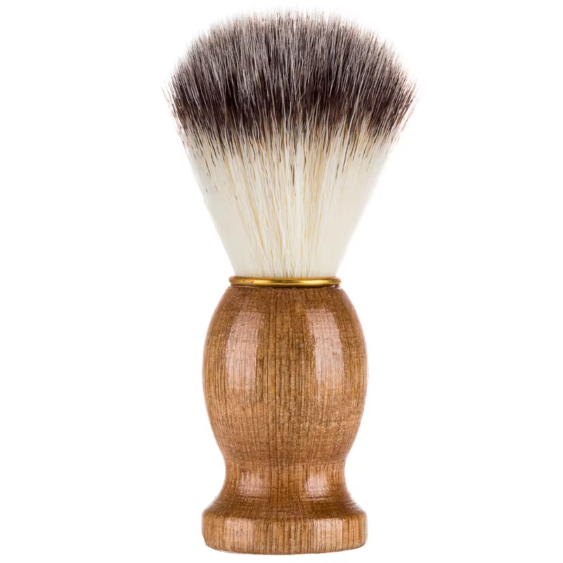 Brosse à raser pour hommes, outil de nettoyage de la barbe et du visage pour salon de coiffure, raso