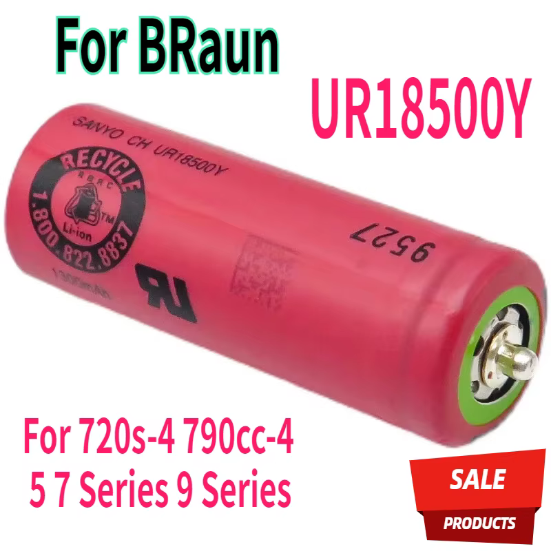 Pour BRaun 720s-4 790cc-4 5 7 série 9 série UR18500Y Braun rasoir batterie au Lithium Rechargeable