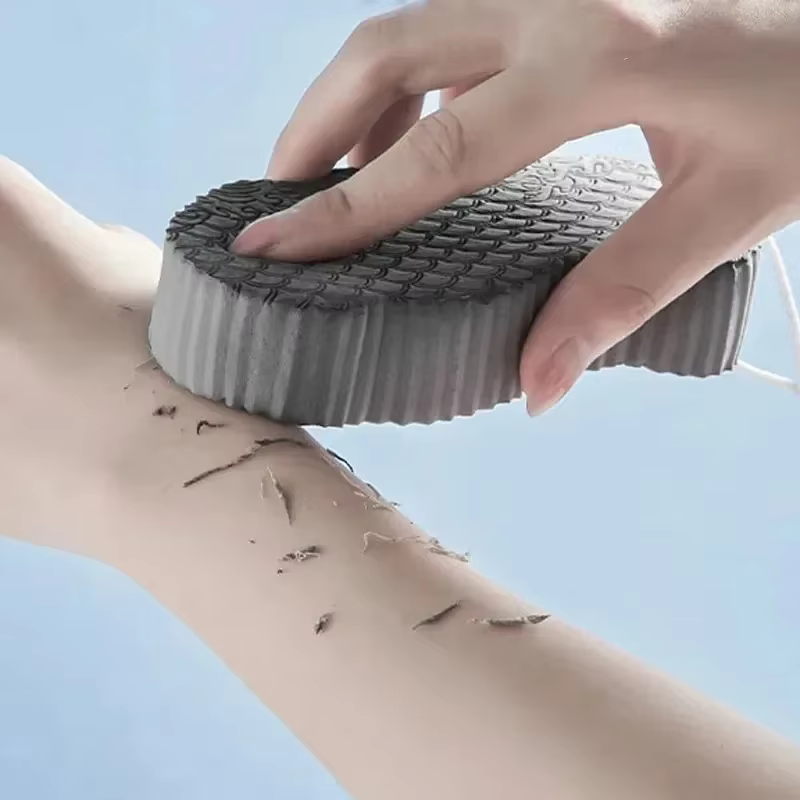 1 pièces éponge douce épurateur de corps bain exfoliant gommage éponge brosse de douche corps peau d