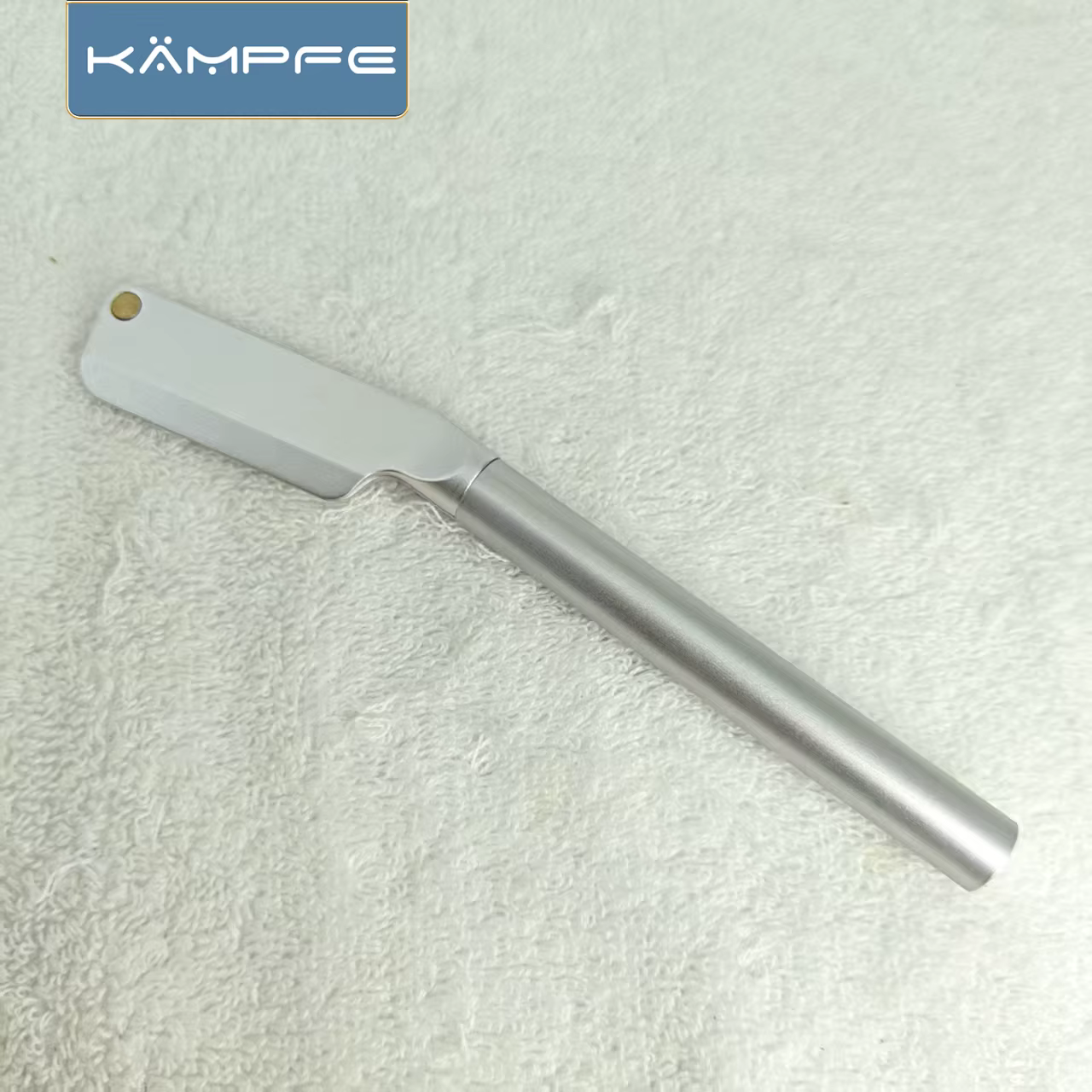 Rasoirs classiques manuels KAMPFE, usinage CNC de sécurité de l'aluminium, pour la barbe et le coiff