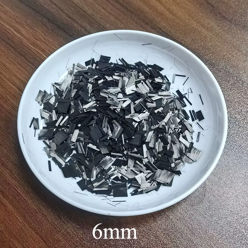 500g de fibres de carbone hachées 6mm 10mm 15mm 20mm, brins de fibre de carbone haute résistance, ma
