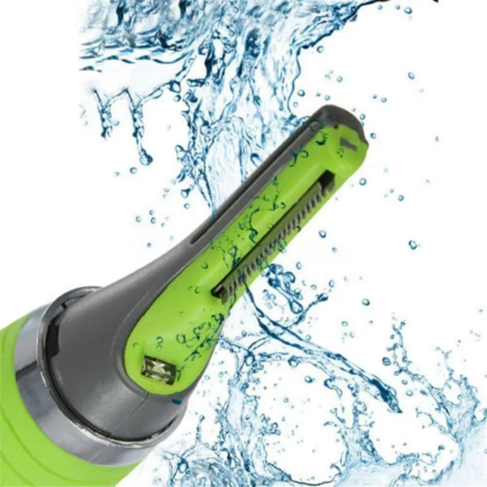 Tondeuse à poils de nez pour homme, épilateur facial 2 en 1, rechargeable, étanche, portable, poils 