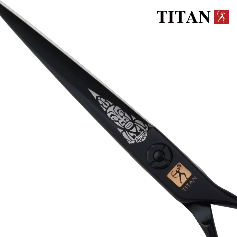 TITAN coupe de cheveux ciseaux de coupe amincissants ciseaux de coiffeur japon acier 5.5 pouces 6.0