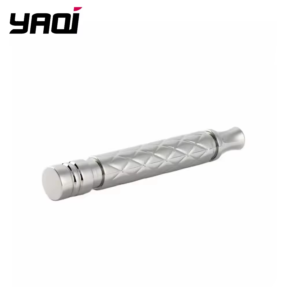Manche de rasoir YAQI Harlequin en acier inoxydable 303 poli pour hommes