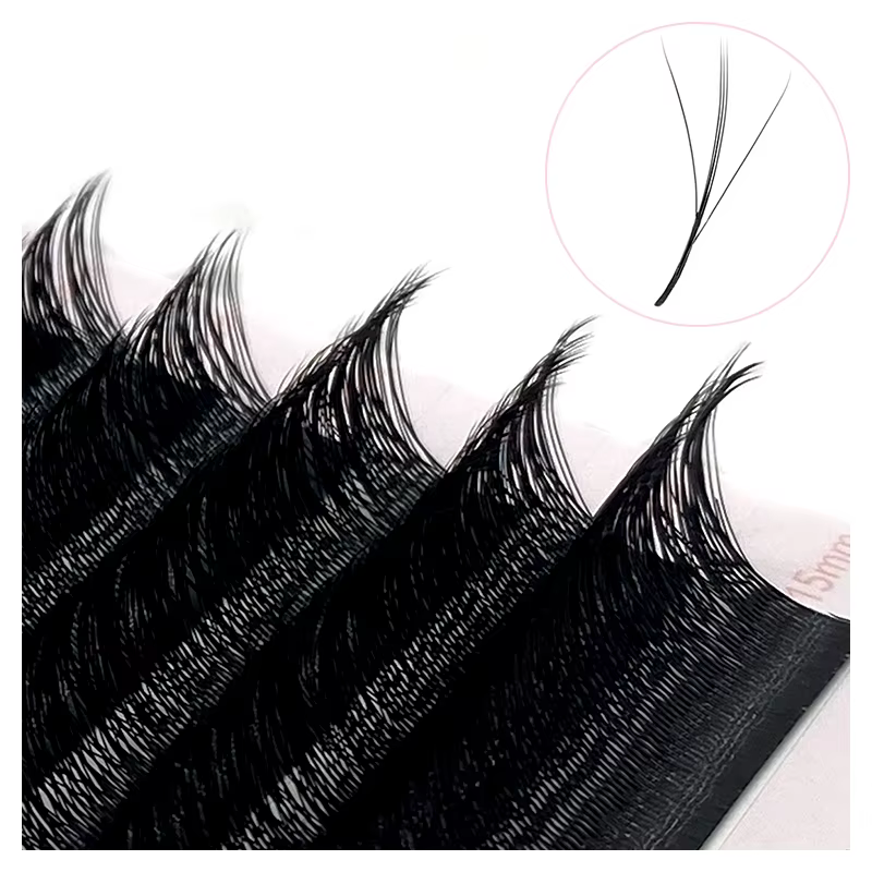 NATUHANA nouvelle Extension de cils en forme de 3DW 3D Volume préfabriqué cils en éventail W Style c