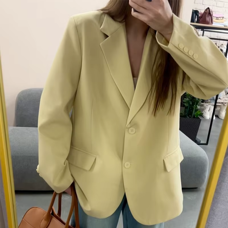 Veste ample et décontractée à manches longues pour femmes, vêtements d'été, nouvelle mode, Simple, 2