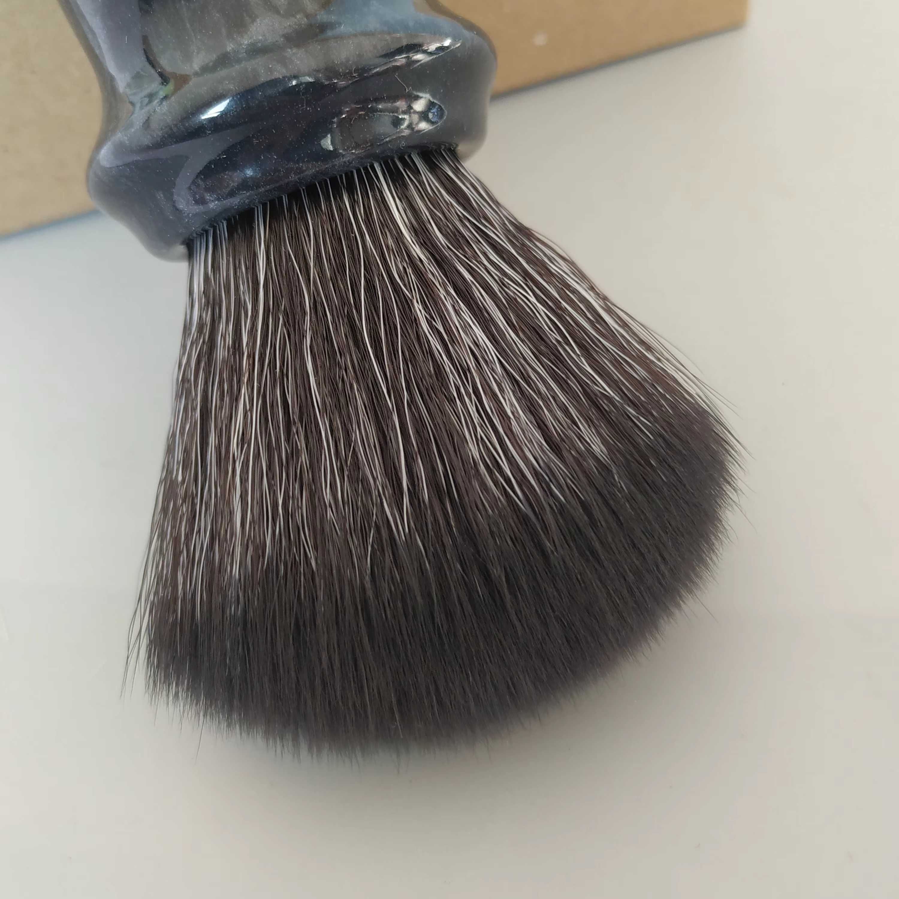 Dscosmetic DarkSpark nouvelle brosse à raser QL8 en poils synthétiques doux avec manche en résine po