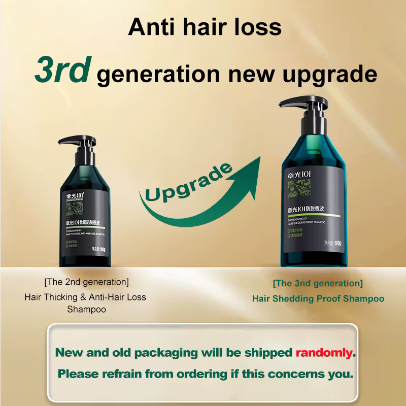 Zhangguang 101 shampooing de contrôle de l'huile d'épreuve de perte d'épaississement des cheveux 500